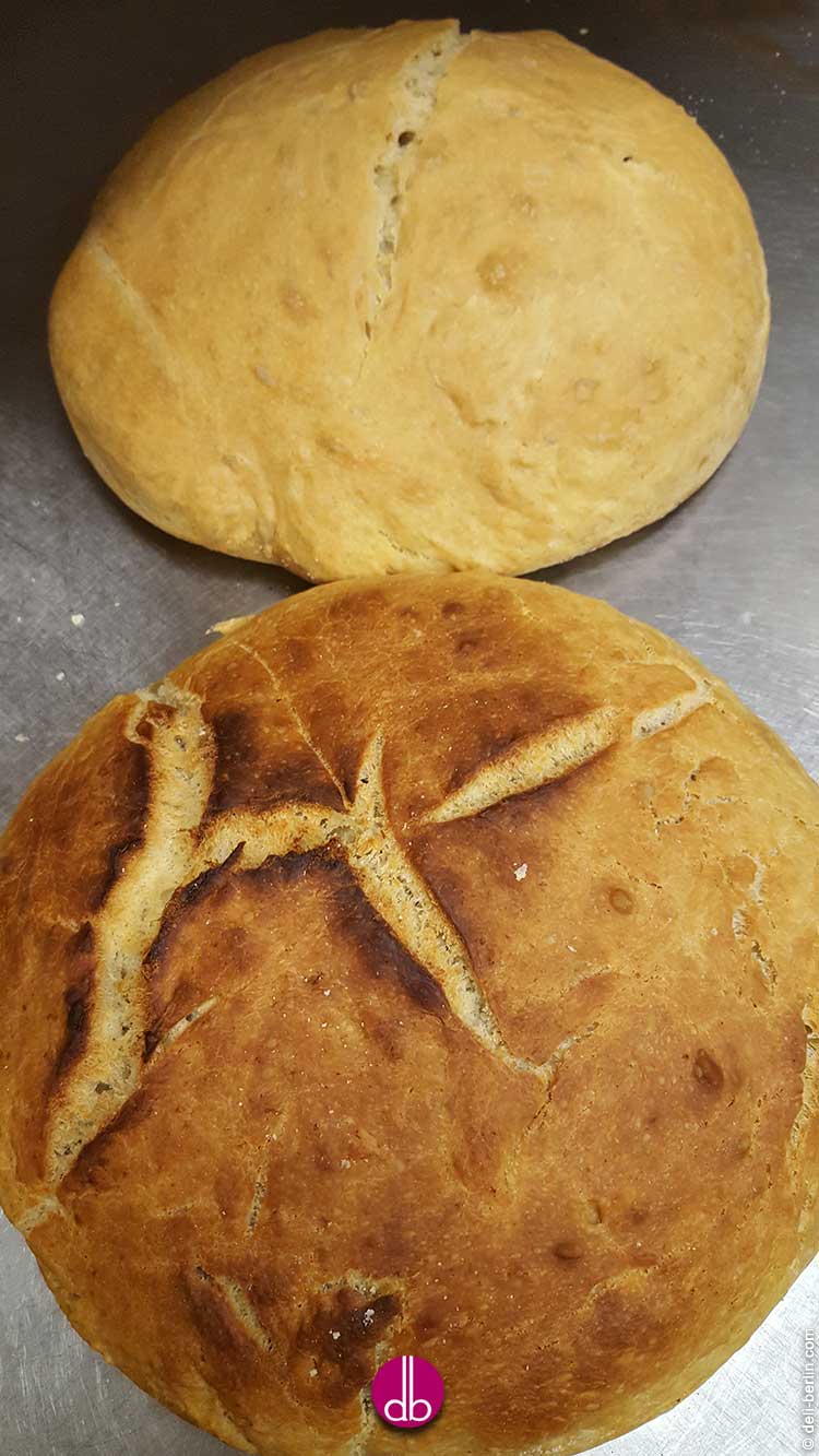 Selbstgemachtes Äthiopisches Ambasha-Brot