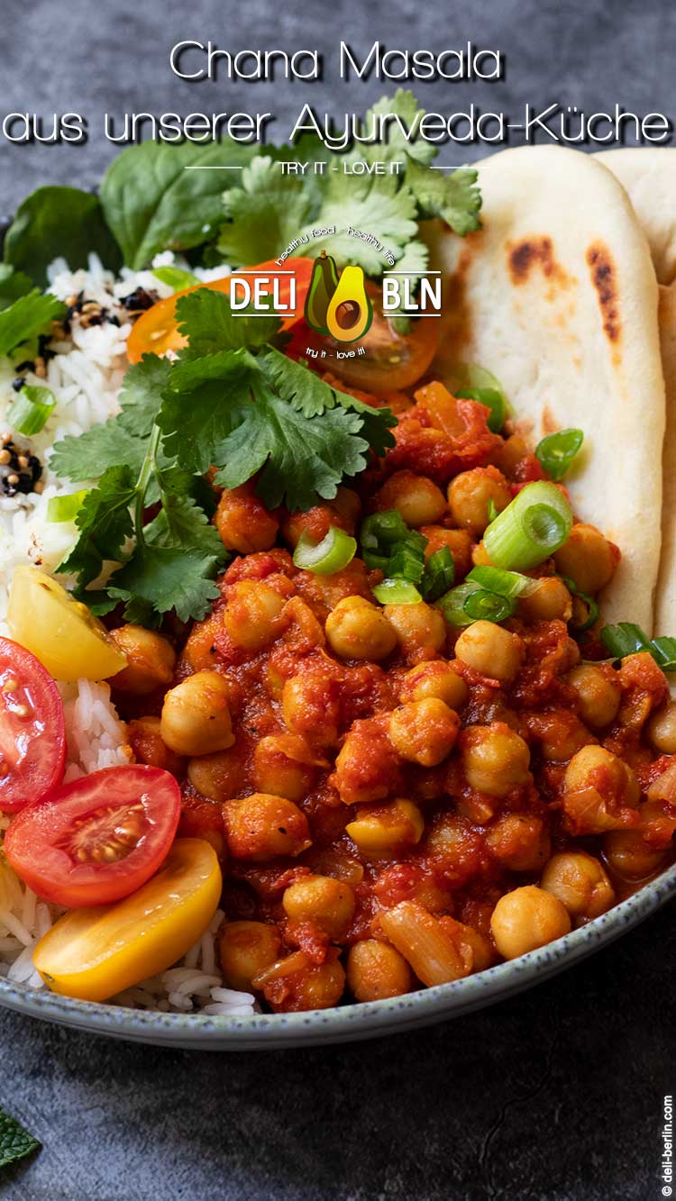 authentisches Chana Masala vegan